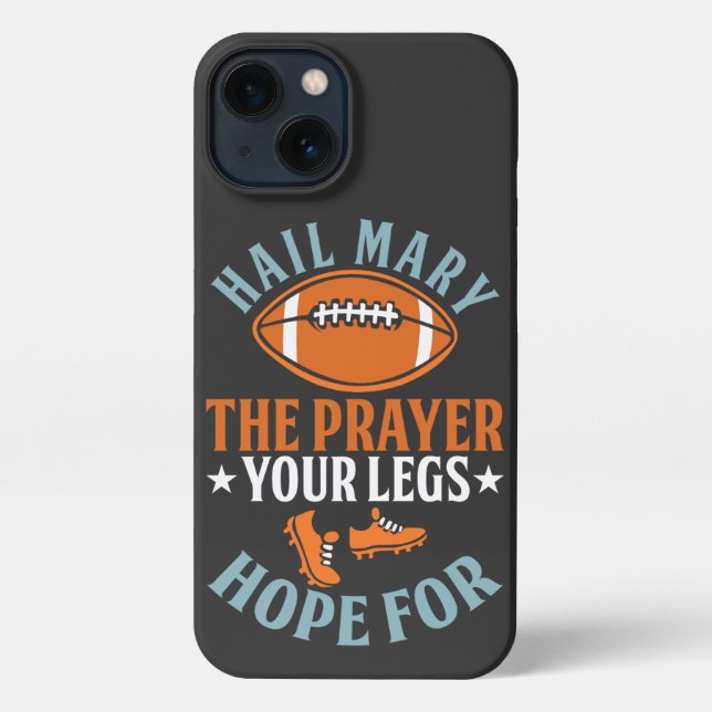 Funda Para iPhone Hail Mary The Prayer Funny Sports (Reverso )