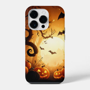 Funda Para iPhone 14 Pro Halloween/Bat/Calabaza/Caída
