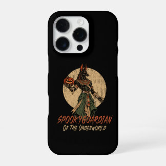 Funda Para iPhone 16 Pro Halloween con Anubis, Guardián del Inframundo