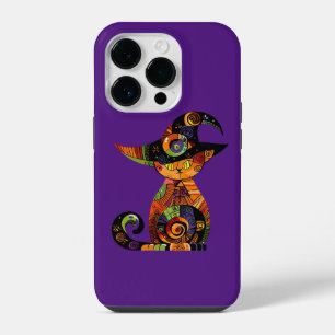 Funda Para iPhone 14 Pro Halloween/mística/gato/otoño