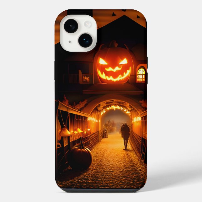 Funda Para iPhone Halloween Paisaje Cinco (Reverso)