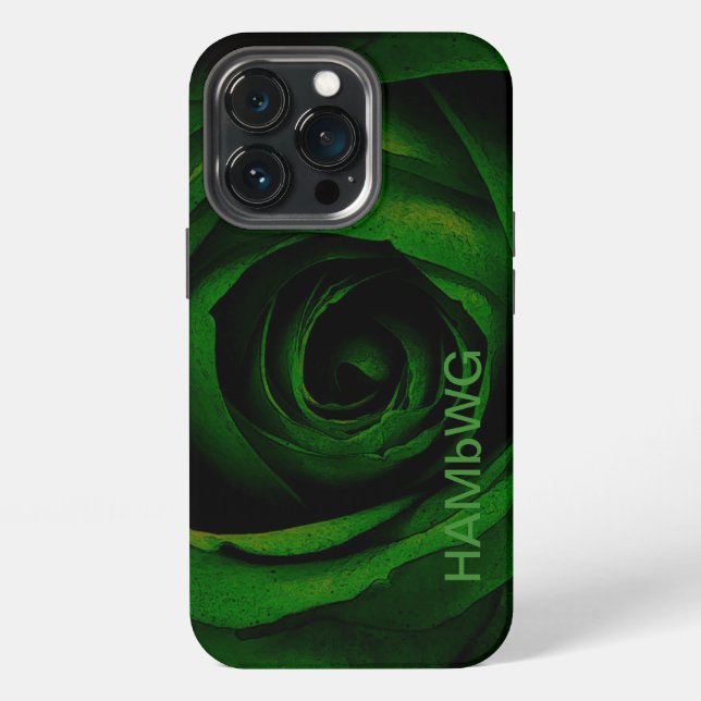 Funda Para iPhone HAMbWG - Rosa Verde Gótico (Reverso )