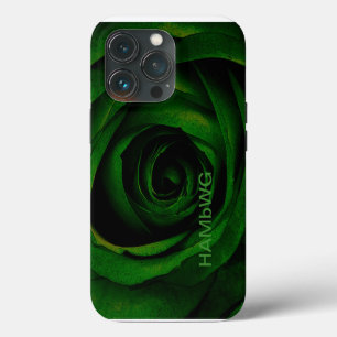 Funda Para iPhone 13 Pro HAMbWG - Rosa Verde Gótico