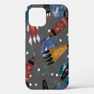 Funda Para iPhone 12 Hand drawn digital pencil pastel color cute cartoo