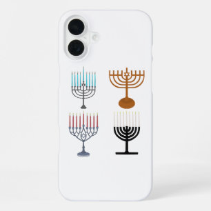 Funda Para iPhone 16 Plus Hanukkah Judaísmo Judío Religión