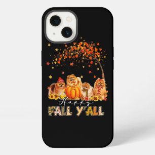 Happy Fall Yall Pomeranian Autumanian Lover Pumpki