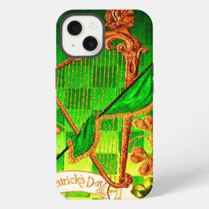 HARP IRLANDÉS, VERDE GOLD SHAMROCKS St Patrick's D