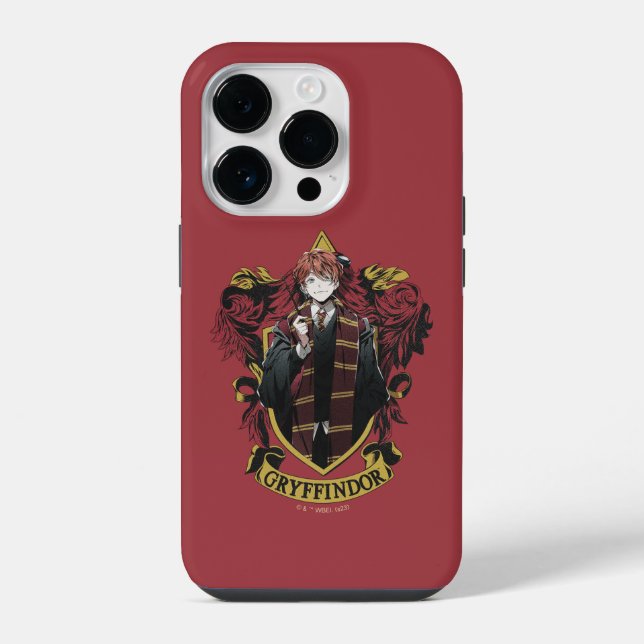 Funda Para iPhone HARRY POTTER™ | Anime Ron Weasley House Crest (Reverso )