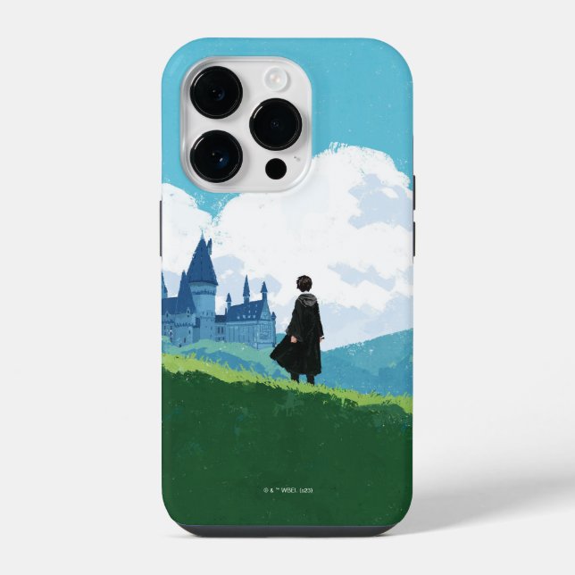 Funda Para iPhone HARRY POTTER™ con vistas al castillo de HOGWARTS™ (Reverso )