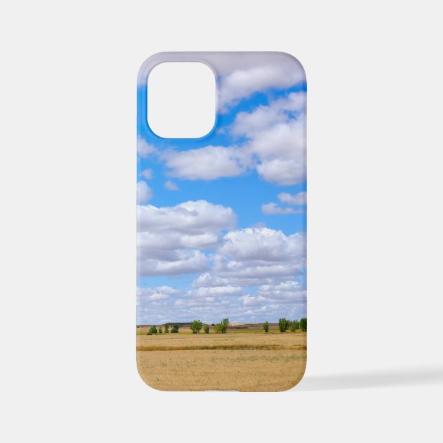 Funda Para iPhone Harvested wheat fields  (Reverso )