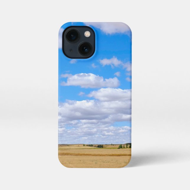 Funda Para iPhone Harvested wheat fields  (Reverso )