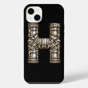 Funda Para iPhone 14 Plus Hawaiano Polinesio Carta de Aloha H Inicial Person
