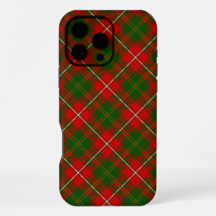 Funda Para iPhone 16 Pro Max Hay cuadros rojos verdes de tartán