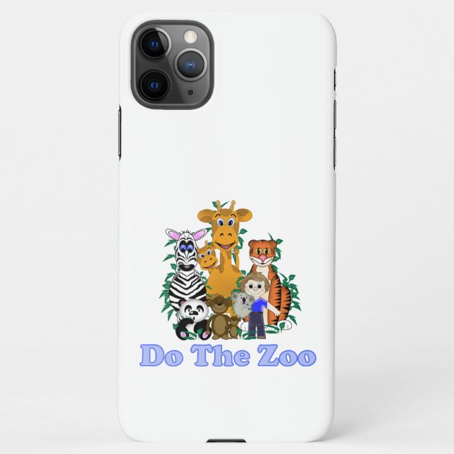 Funda Para iPhone Haz el estuche para iPhone de zoo (Reverso)