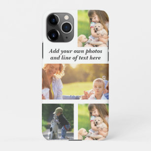 Funda Para iPhone 11Pro Haz tu propio collage de fotos y texto