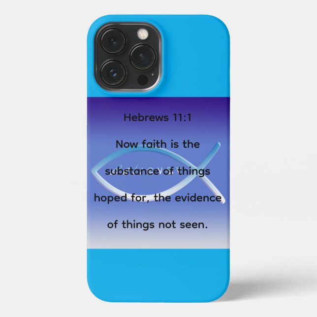Funda Para iPhone Hebrews 11:1 (Reverso )