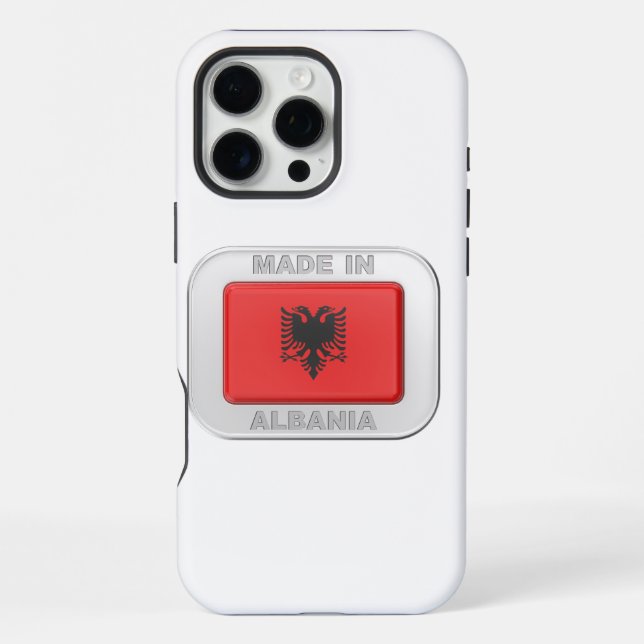 Funda Para iPhone Hecho en Albania (Reverso )