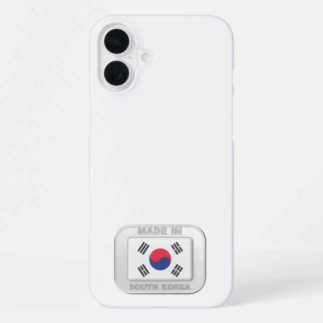 Funda Para iPhone Hecho en Corea del Sur (Reverso )