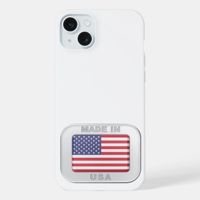 Funda Para iPhone Hecho en EE. UU. (Reverso )