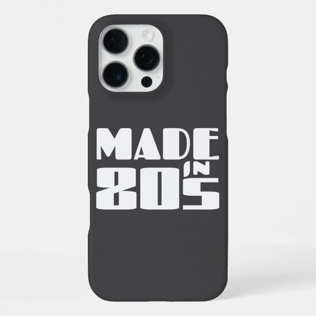Funda Para iPhone Hecho en los 80 (Reverso )