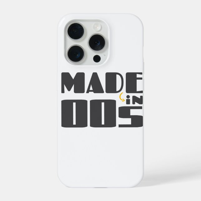 Funda Para iPhone Hecho en los años 2000 (Reverso )