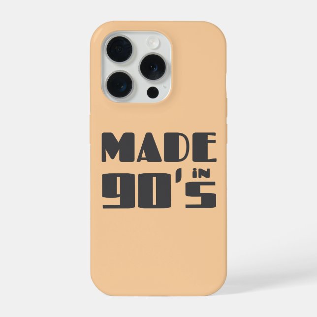 Funda Para iPhone Hecho en los años 90 (Reverso )