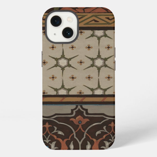 Funda Para iPhone Heirloom Textiles con patrones decorativos (Reverso )