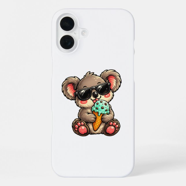 Funda Para iPhone Helado de Koala Genial (Reverso )