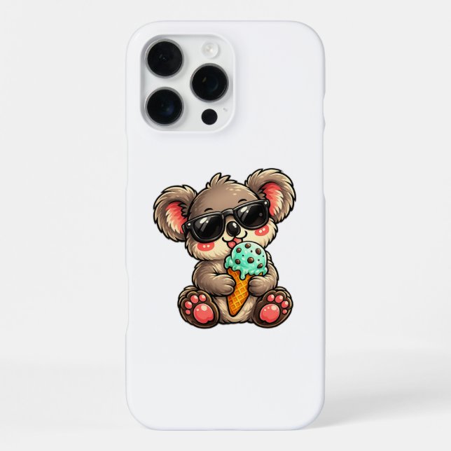 Funda Para iPhone Helado de Koala Genial (Reverso )