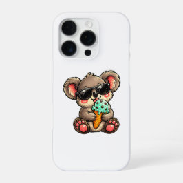 Funda Para iPhone 16 Pro Helado de Koala Genial