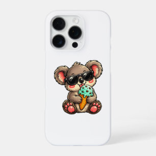 Funda Para iPhone 16 Pro Helado de Koala Genial