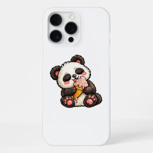 Funda Para iPhone 16 Pro Max Helado de Panda Adorable