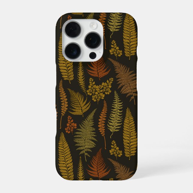 Funda Para iPhone helechos 3 (Reverso)