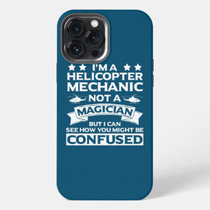 Funda Para iPhone 13 Pro Max Helicóptero Mechanic Apparel Top Funny Mechanics