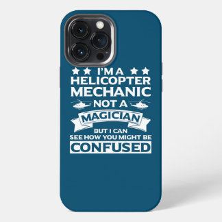 Funda Para iPhone 13 Pro Max Helicóptero Mechanic Apparel Top Funny Mechanics