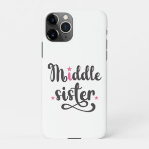 Funda Para iPhone 11Pro Hermana del Medio, Estrellas Cutas
