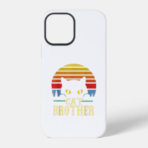 Funda Para iPhone 12 Hermano Gato Regalo Estilo Vintage Retro Para Aman