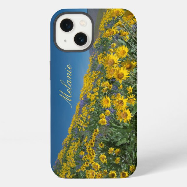 Funda Para iPhone Hermosa Flor de Bálsamo en Flor (Reverso )