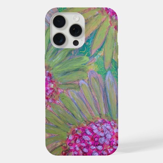 Funda Para iPhone Hermosa floral (Reverso )