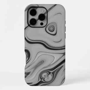 Funda Para iPhone 16 Pro Max Hermosa Impresión Artística en Color Gris Ceniza c