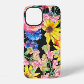 Funda Para iPhone 12 Hermosas flores de verano con rosas. Marea floral