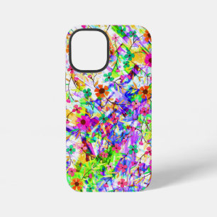Funda Para iPhone 12 Mini Hermosas flores mágicas de verano coloridas