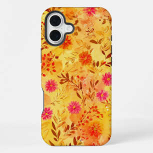 Funda Para iPhone 16 Plus Hermosas Flores Silvestres Acuarela