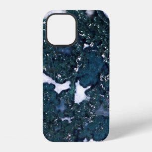 Funda Para iPhone 12 Hermoso cuarzo entre la funda de iPhone negra Case