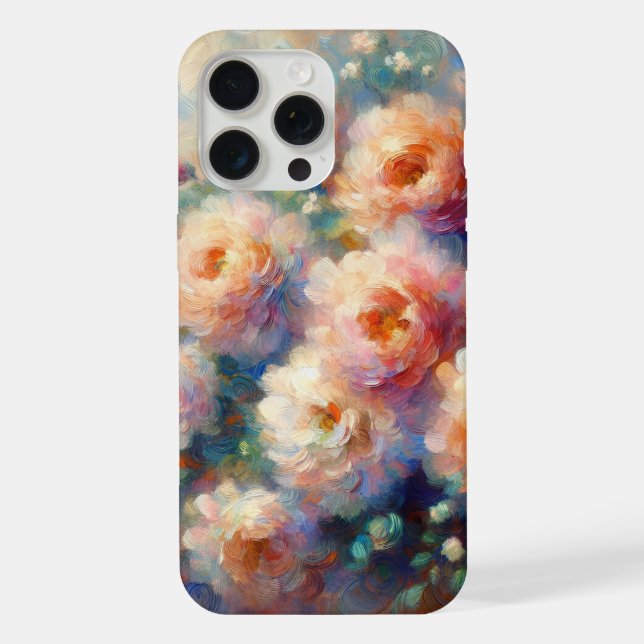 Funda Para iPhone Hermoso diseño floral para amantes de la naturalez (Reverso )