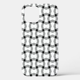 Funda Para iPhone 12 Hermoso fondo ornamental abstracto, negro, g
