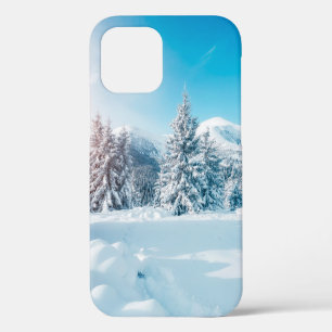 Funda Para iPhone 12 Hermoso paisaje natural de invierno, increíble mon