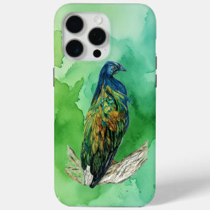Hermoso Palomo Nicobar en Peligro Pintado a Mano