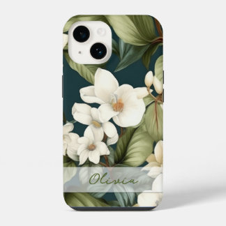 Funda Para iPhone 14 Hermoso patrón floral clásico