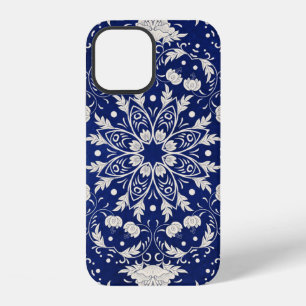 Funda Para iPhone 12 Hermoso patrón floral cuadrado